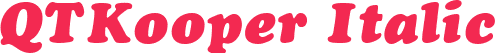 QTKooper Italic